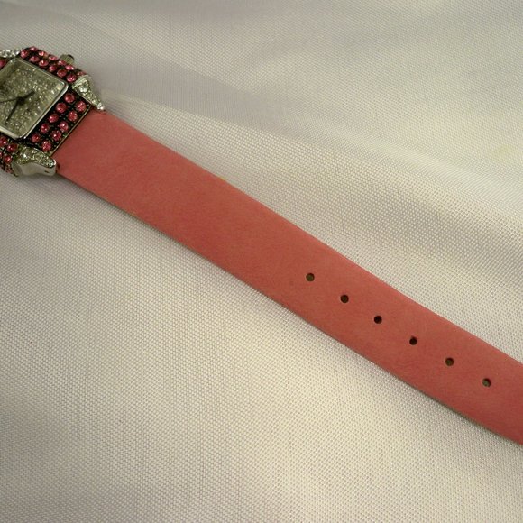Victoria Wieck Pink Crystals, Pink Band Watch main image 6